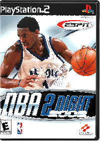 ESPN NBA 2Night 2002 Playstation 2 US box art